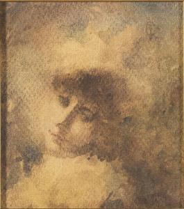 CREMONA Tranquillo 1837-1878,Studio per il quadro In Ascolto,Gregory's IT 2024-01-24