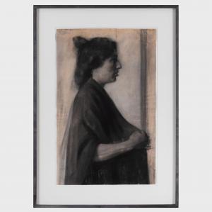 CREPET Angelo Maria 1885-1971,Woman in Profile,1903,Stair Galleries US 2023-02-09