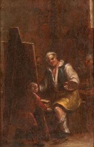 CRESPI LO SPAGNOLO Giuseppe Maria 1665-1747,Atelier del pittore,Gliubich Casa d'Aste IT 2023-12-19