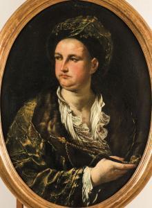 CRESPI LO SPAGNOLO Giuseppe Maria,Ritratto di gentiluomo in abiti orientali,Cambi 2023-11-30