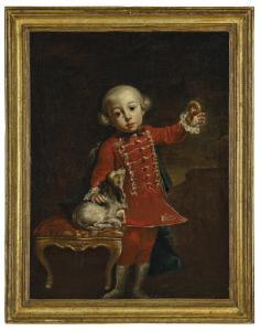 CRESPI Luigi 1710-1779,Portrait of a boy with a dog,Christie's GB 2022-07-08