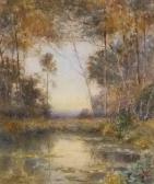 CRESWELL BOATH R 1800-1900,Woodland pond,Rosebery's GB 2012-02-04