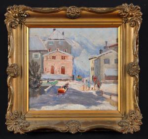 CRESWICK ALICE,Chalets, St Moritz,Elder Fine Art AU 2020-03-02