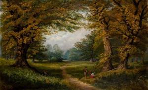 CRESWICK Thomas 1811-1869,A Hunter in a Wooded Landscape,William Doyle US 2023-10-19