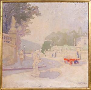 CRETEN Victor 1878-1966,Vue de ville,1906,Galerie Moderne BE 2022-09-05