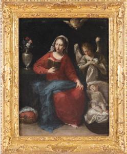 CRETI IL DONATINO Donato 1671-1749,Madonna che veglia il Bambino,Gregory's IT 2023-10-25