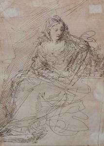 CRETI IL DONATINO Donato 1671-1749,Study of a mother and child,Woolley & Wallis GB 2024-03-06