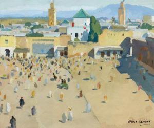 CRETOT DUVAL Raymond 1895-1986,Place de Meknes,AuctionArt - Rémy Le Fur & Associés FR 2022-06-17