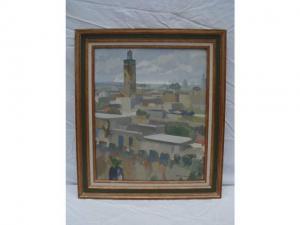 CRETOT DUVAL Raymond 1895-1986,VUE DE SFAX TUNISIE,Mercedes Mune FR 2008-03-16