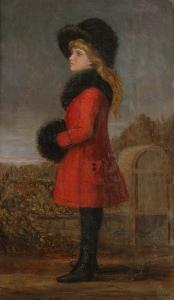CREYKE Walter 1800-1800,portrait of everilda creyke, full length in a red ,1878,Bonhams 2004-03-09