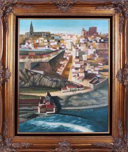 CRIONAS George 1925-2004,HIGH POINT VIEW OF A CITY,Clark Cierlak Fine Arts US 2023-04-05