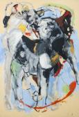 CRIQUET Francky 1968,Portrait of a Bull,Hindman US 2012-09-19