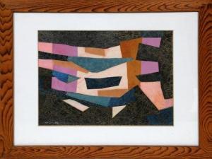 CRIST Richard Harrison 1909-1985,Geometric Abstract,1984,Ro Gallery US 2020-11-19