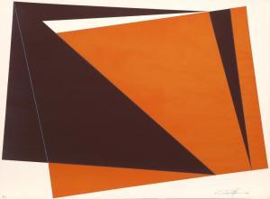 CRISTOFARO Cris 1948,Untitled - Orange Rectangles,1978,Ro Gallery US 2023-12-15
