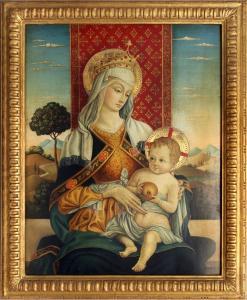 CRIVELLI Carlo 1430-1494,Madonna con Bambino,Pirone Casa d'Aste IT 2020-02-26