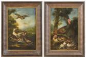 CRIVELLI IL CRIVELLONE Angelo Maria 1690-1730,Paesaggio lacustre con anatr,17th century,Meeting Art 2020-12-05