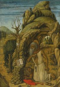 CRIVELLI Vittorio 1440-1502,SAINT JEROME IN THE DESERT,Sotheby's GB 2013-01-31