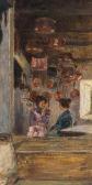 CRNCIC Menci Clemens,„Kücheninterieur mit zwei Frauen\“,1894,im Kinsky Auktionshaus 2022-06-28