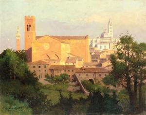 CROATTO Bruno 1875-1948,la chiesa di san domenico a siena,1941,Sotheby's GB 2006-06-07