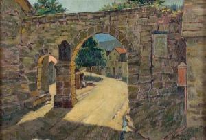 CROCIANI P 1900-1900,Strada con arco romano,1935,Babuino IT 2011-09-19
