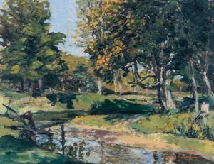 CROCKART James Bisset 1885-1974,THE RAQUETTE RIVER, EARLY FALL.,Ritchie's CA 2007-03-06