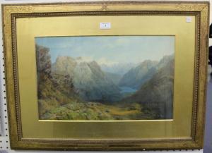 CROFT Arthur 1828-1893,Mountain Landscape,Tooveys Auction GB 2017-02-22