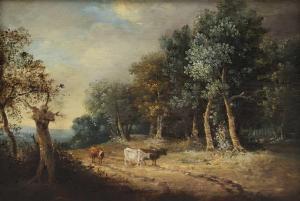 CROME John Berney 1794-1842,A wooded landscape with cattle,Sworders GB 2022-09-27