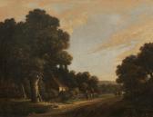 CROME John Berney 1794-1842,Figures on a path in a country landscape,Bonhams GB 2012-11-13