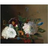 CROMMELIN Maria Elisabeth 1803-1887,FLOWERS ON A LEDGE,Sotheby's GB 2008-10-15