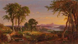CROPSEY Jasper Francis 1823-1900,View on the Connecticut,1854,Sotheby's GB 2024-01-19