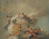 CROSATO Giovanni Battista 1686-1758,Etude pour un plafond: Vénus et Vulcain,Christie's GB 2004-06-24