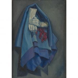 CROSBIE William 1915-1999,HAND AND FOOT WITH BLUE CLOTH,Lyon & Turnbull GB 2016-10-26