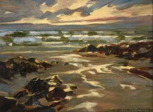 CROSBY Frederick Gordon 1855-1943,Seascape,1939,Tennant's GB 2023-06-17