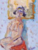 CROSBY Terrance 1949,NUDE MODEL,Ross's Auctioneers and values IE 2016-11-09