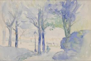 CROSS Henri Edmond 1856-1910,Vue du Bois de Boulogne,Sotheby's GB 2021-09-23