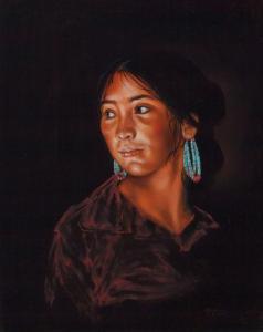 CROSS PENNI ANNE 1939-2016,Portrait of an Indian Girl,1976,Heritage US 2012-11-10
