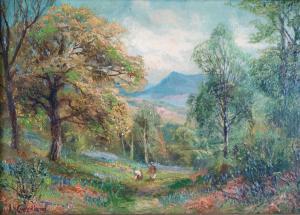 CROSSLAND James Henry 1852-1939,Pair of Lake District landscapes,Halls GB 2021-06-02