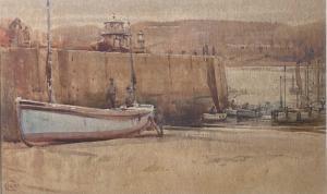 CROSSLEY Cuthbert 1883,St Ives, Low Tide,David Lay GB 2022-08-04