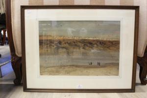 CROSSLEY George S 1919,Dead Sea Jordan Mountains of Moab near Wadi Quamra,Vickers & Hoad 2018-08-05