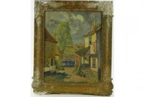 CROSSLEY George S 1919,View towards a harbour,Burstow and Hewett GB 2015-08-26