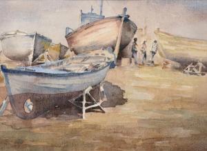 Crosswell Anthony 1900,The Boat Yard,20th Century,John Nicholson GB 2017-09-13