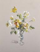 CROWE Barbara 1942,Yellow Roses,John Nicholson GB 2017-12-20