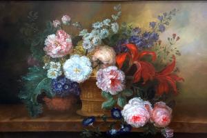 CROWELL Tom 1900-1900,Still Life of Flowers,20th Century,Duggleby Stephenson (of York) UK 2020-10-30