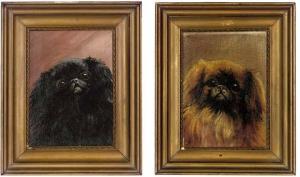 CROWTHER Henry 1905-1939,A brown pekinese; and A black pekinese,Christie's GB 2006-11-23