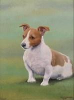 CROWTHER Hugh Melvill 1914-2003,A Jack Russell in a landscape,1968,Woolley & Wallis GB 2017-03-15