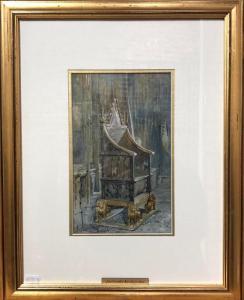 CROWTHER John 1876-1898,St Edwards's throne,1883,Andrew Smith and Son GB 2018-12-11
