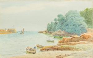 CROXFORD William Edwards 1871-1917,West Country Bay,Rowley Fine Art Auctioneers GB 2018-11-20