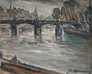 CROZES Joseph 1900-1900,Passerelle des Arts/ Ile de la Cité,Galerie Bassenge DE 2016-11-26