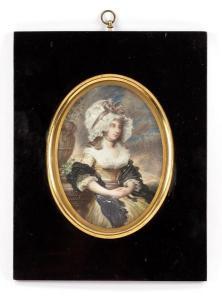 CRUICKSHANK Grace,Portrait Miniature of Mrs Brabason,Simon Chorley Art & Antiques 2019-11-19