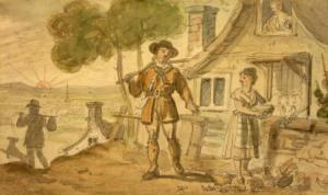 CRUIKSHANK George 1792-1878,Leaving for Work,1810,William Doyle US 2016-05-18